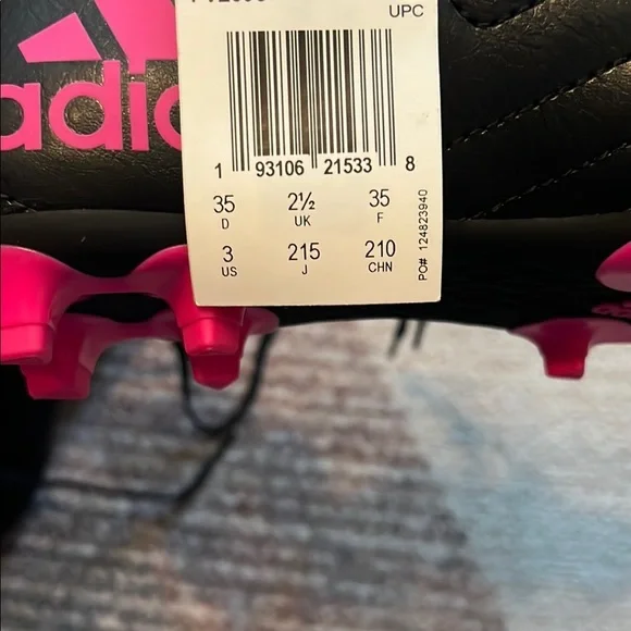 Adidas Black and Pink Soccer Cleats NwT - Picture 4 of 4